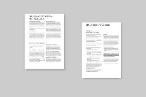 Billeschou A/S - Half-/Fullrisk Specifikation